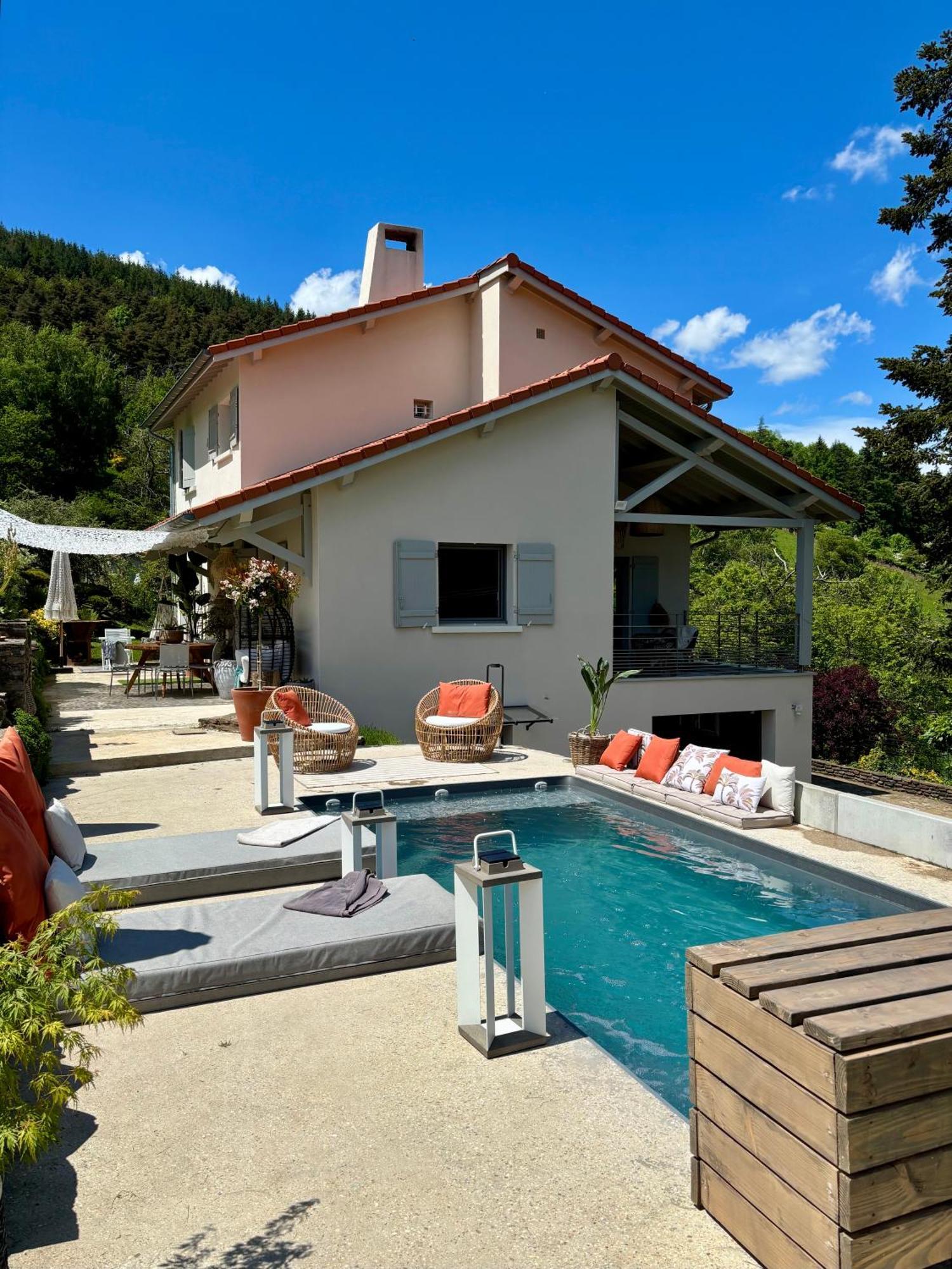 Apartamento Les Terrasses Du Pilat La Valla-en-Gier Exterior foto